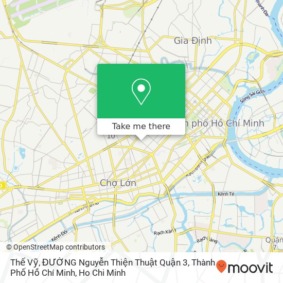 Thế Vỹ, ĐƯỜNG Nguyễn Thiện Thuật Quận 3, Thành Phố Hồ Chí Minh map