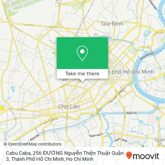 Cabu Caba, 256 ĐƯỜNG Nguyễn Thiện Thuật Quận 3, Thành Phố Hồ Chí Minh map