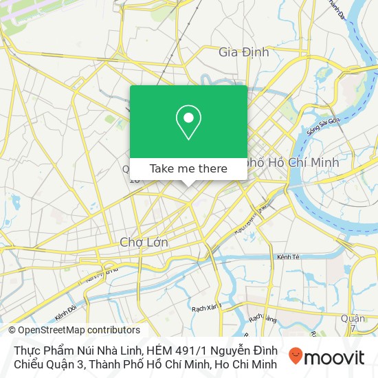 Thực Phẩm Núi Nhà Linh, HẺM 491 / 1 Nguyễn Đình Chiểu Quận 3, Thành Phố Hồ Chí Minh map