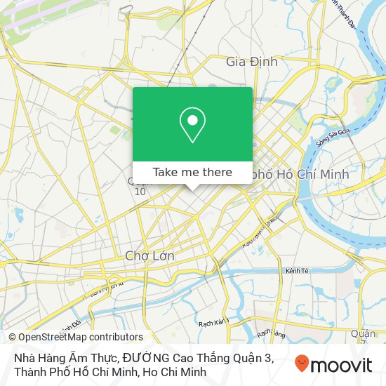Nhà Hàng Ẩm Thực, ĐƯỜNG Cao Thắng Quận 3, Thành Phố Hồ Chí Minh map