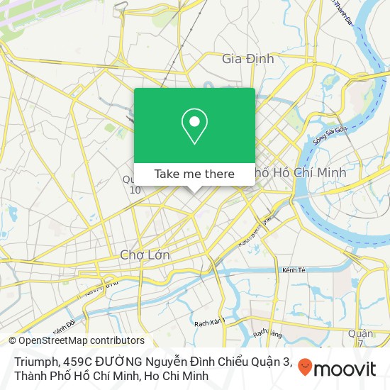 Triumph, 459C ĐƯỜNG Nguyễn Đình Chiểu Quận 3, Thành Phố Hồ Chí Minh map