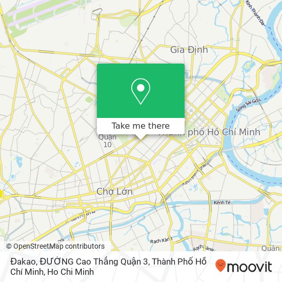 Đakao, ĐƯỜNG Cao Thắng Quận 3, Thành Phố Hồ Chí Minh map