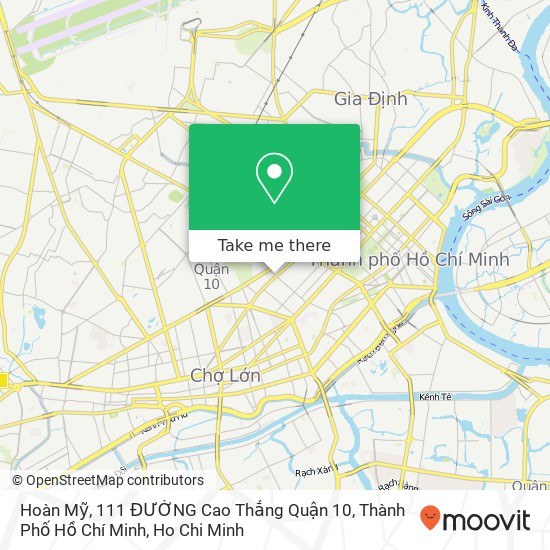 Hoàn Mỹ, 111 ĐƯỜNG Cao Thắng Quận 10, Thành Phố Hồ Chí Minh map