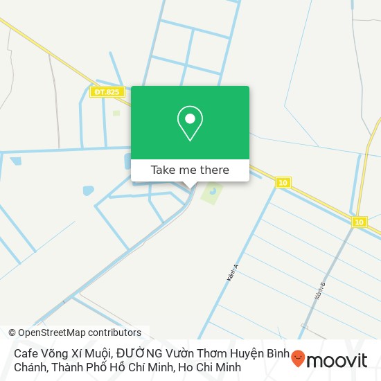 Cafe Võng Xí Muội, ĐƯỜNG Vườn Thơm Huyện Bình Chánh, Thành Phố Hồ Chí Minh map