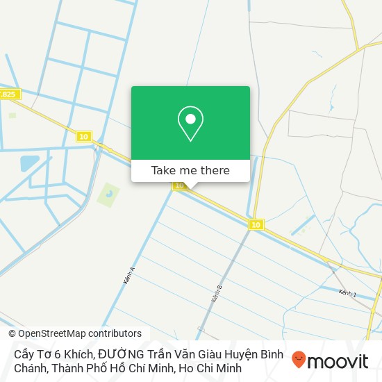 Cầy Tơ 6 Khích, ĐƯỜNG Trần Văn Giàu Huyện Bình Chánh, Thành Phố Hồ Chí Minh map