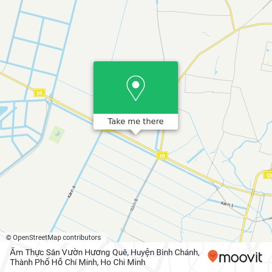 Ẩm Thực Sân Vườn Hương Quê, Huyện Bình Chánh, Thành Phố Hồ Chí Minh map