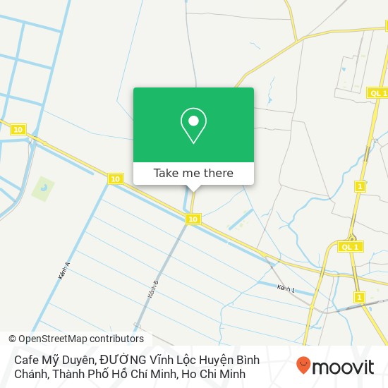 Cafe Mỹ Duyên, ĐƯỜNG Vĩnh Lộc Huyện Bình Chánh, Thành Phố Hồ Chí Minh map