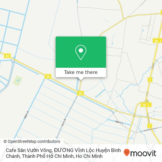 Cafe Sân Vườn Võng, ĐƯỜNG Vĩnh Lộc Huyện Bình Chánh, Thành Phố Hồ Chí Minh map