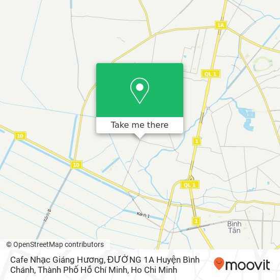 Cafe Nhạc Giáng Hương, ĐƯỜNG 1A Huyện Bình Chánh, Thành Phố Hồ Chí Minh map