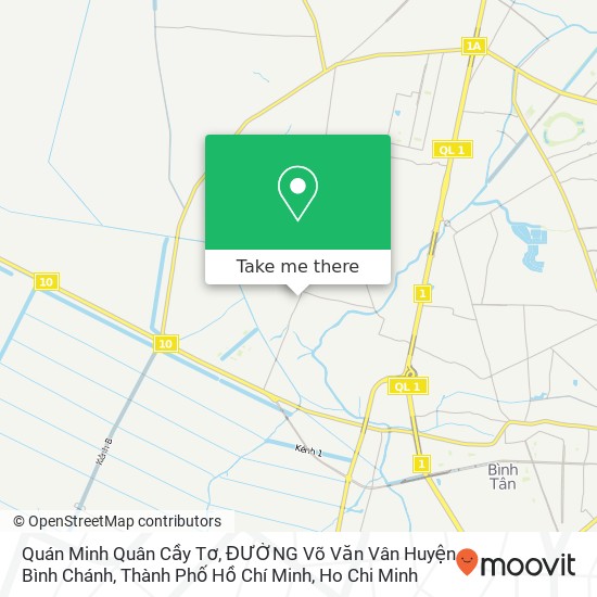 Quán Minh Quân Cầy Tơ, ĐƯỜNG Võ Văn Vân Huyện Bình Chánh, Thành Phố Hồ Chí Minh map