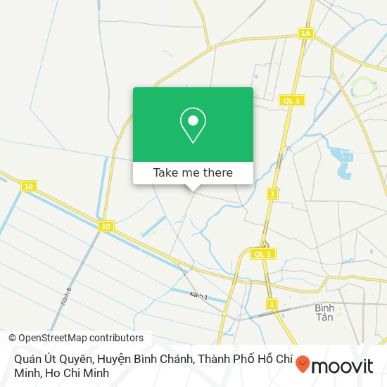 Quán Út Quyên, Huyện Bình Chánh, Thành Phố Hồ Chí Minh map