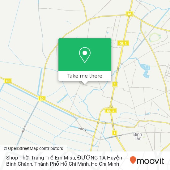 Shop Thời Trang Trẻ Em Misu, ĐƯỜNG 1A Huyện Bình Chánh, Thành Phố Hồ Chí Minh map