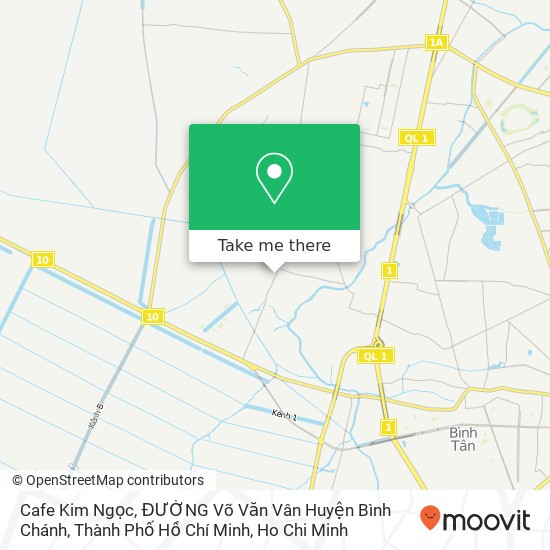 Cafe Kim Ngọc, ĐƯỜNG Võ Văn Vân Huyện Bình Chánh, Thành Phố Hồ Chí Minh map