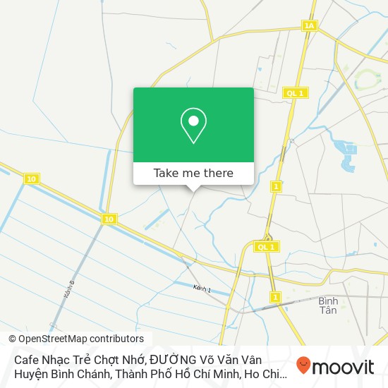 Cafe Nhạc Trẻ Chợt Nhớ, ĐƯỜNG Võ Văn Vân Huyện Bình Chánh, Thành Phố Hồ Chí Minh map