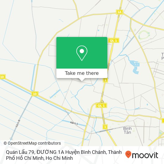 Quán Lẩu 79, ĐƯỜNG 1A Huyện Bình Chánh, Thành Phố Hồ Chí Minh map