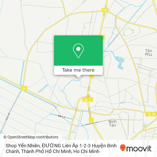 Shop Yến Nhiên, ĐƯỜNG Liên Ấp 1-2-3 Huyện Bình Chánh, Thành Phố Hồ Chí Minh map