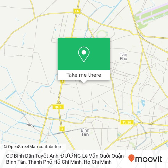 Cơ Bình Dân Tuyết Anh, ĐƯỜNG Lê Văn Quới Quận Bình Tân, Thành Phố Hồ Chí Minh map