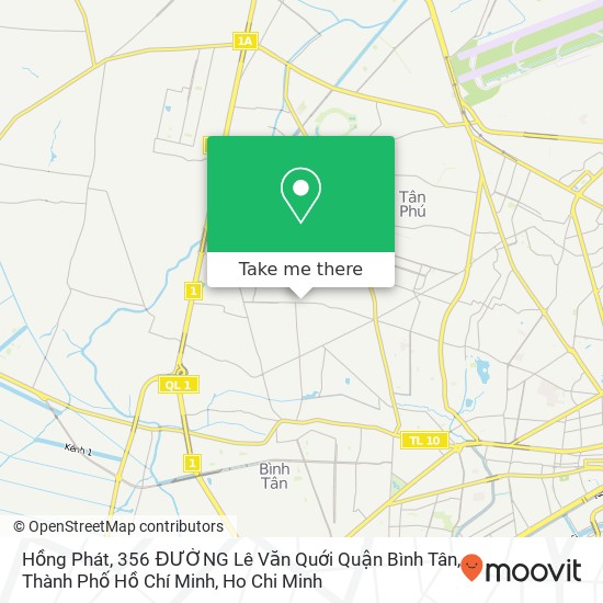 Hồng Phát, 356 ĐƯỜNG Lê Văn Quới Quận Bình Tân, Thành Phố Hồ Chí Minh map
