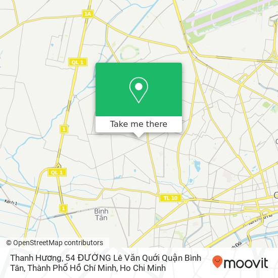 Thanh Hương, 54 ĐƯỜNG Lê Văn Quới Quận Bình Tân, Thành Phố Hồ Chí Minh map