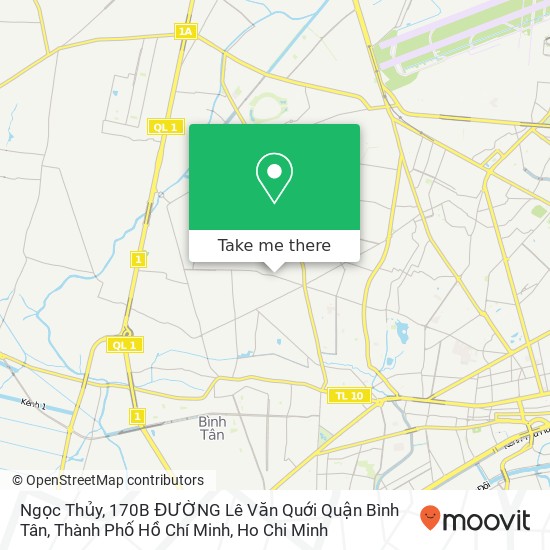 Ngọc Thủy, 170B ĐƯỜNG Lê Văn Quới Quận Bình Tân, Thành Phố Hồ Chí Minh map