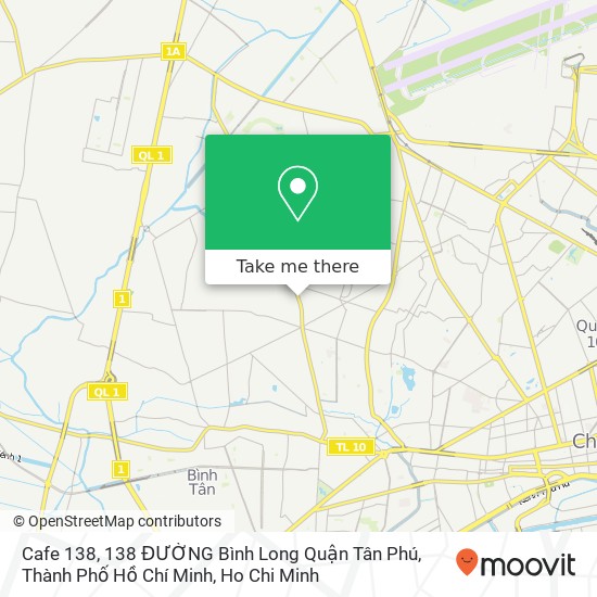 Cafe 138, 138 ĐƯỜNG Bình Long Quận Tân Phú, Thành Phố Hồ Chí Minh map