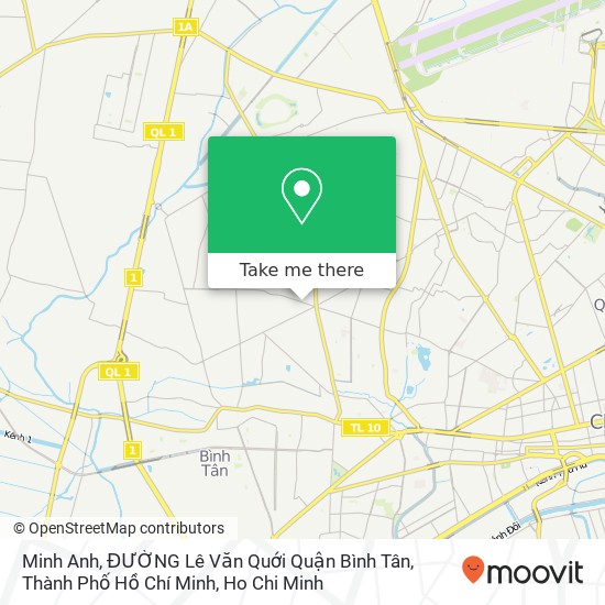Minh Anh, ĐƯỜNG Lê Văn Quới Quận Bình Tân, Thành Phố Hồ Chí Minh map