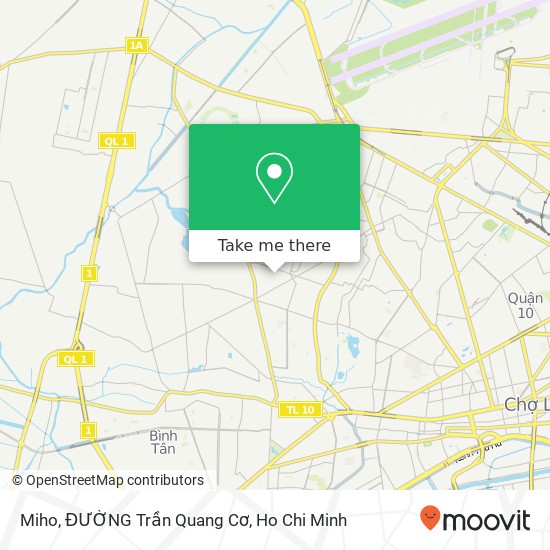 Miho, ĐƯỜNG Trần Quang Cơ map