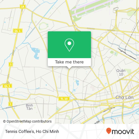 Tennis Coffee's map