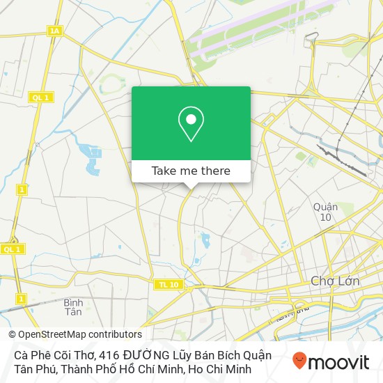 Cà Phê Cõi Thơ, 416 ĐƯỜNG Lũy Bán Bích Quận Tân Phú, Thành Phố Hồ Chí Minh map