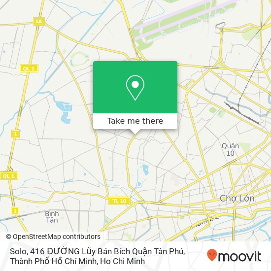 Solo, 416 ĐƯỜNG Lũy Bán Bích Quận Tân Phú, Thành Phố Hồ Chí Minh map