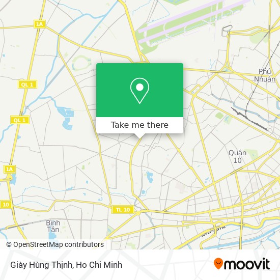 Giày Hùng Thịnh map