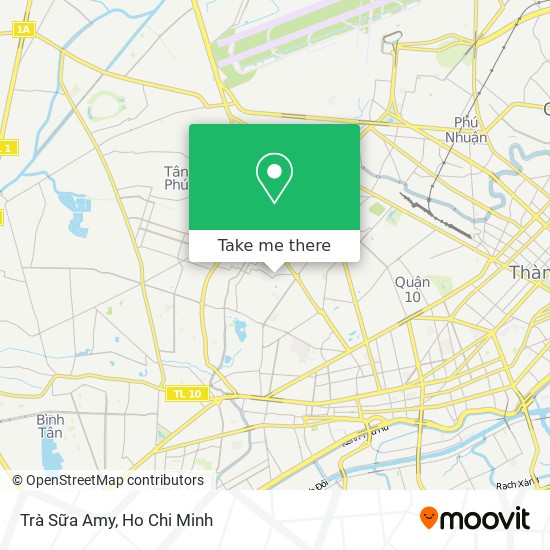 Trà Sữa Amy map