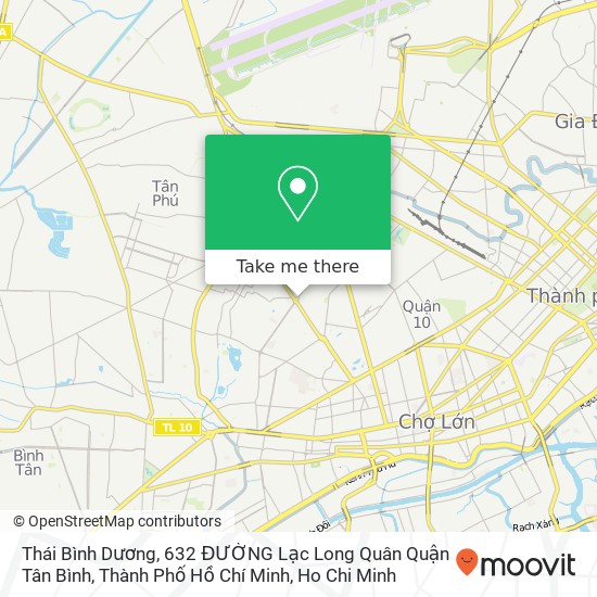 Thái Bình Dương, 632 ĐƯỜNG Lạc Long Quân Quận Tân Bình, Thành Phố Hồ Chí Minh map