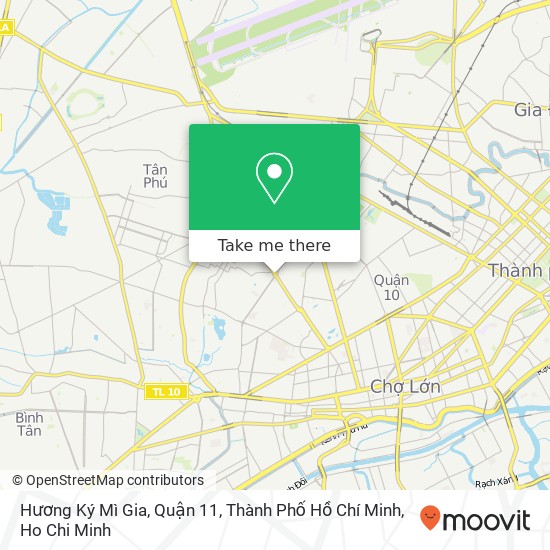 Hương Ký Mì Gia, Quận 11, Thành Phố Hồ Chí Minh map