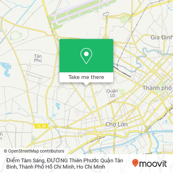 Điểm Tâm Sáng, ĐƯỜNG Thiên Phước Quận Tân Bình, Thành Phố Hồ Chí Minh map