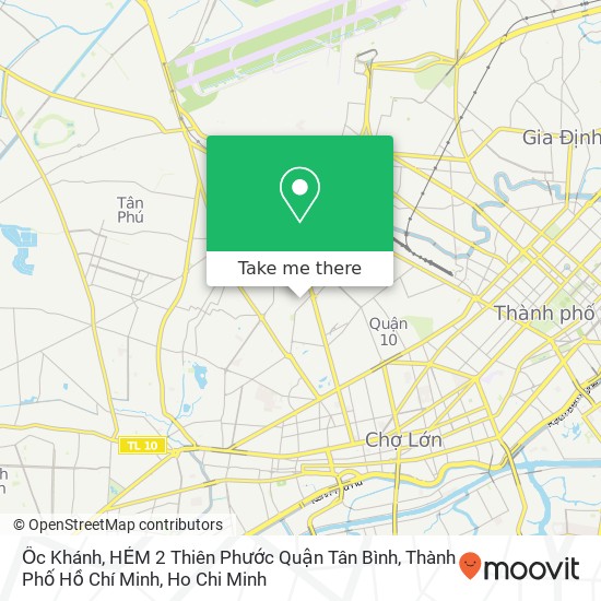 Ốc Khánh, HẺM 2 Thiên Phước Quận Tân Bình, Thành Phố Hồ Chí Minh map