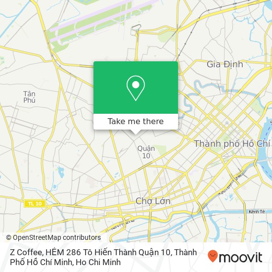 Z Coffee, HẺM 286 Tô Hiến Thành Quận 10, Thành Phố Hồ Chí Minh map