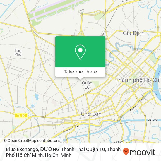 Blue Exchange, ĐƯỜNG Thành Thái Quận 10, Thành Phố Hồ Chí Minh map