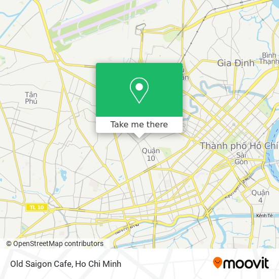 Old Saigon Cafe map