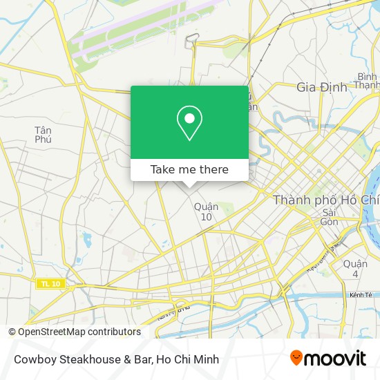 Cowboy Steakhouse & Bar map