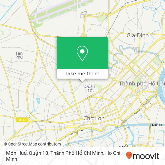 Món Huế, Quận 10, Thành Phố Hồ Chí Minh map