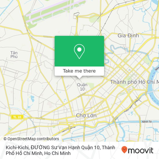 Kichi-Kichi, ĐƯỜNG Sư Vạn Hạnh Quận 10, Thành Phố Hồ Chí Minh map