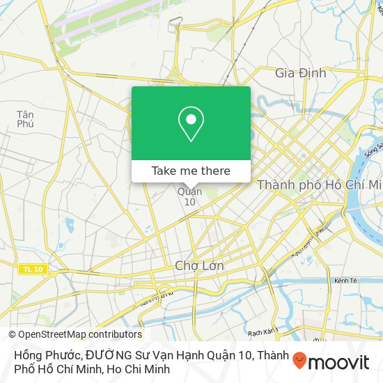 Hồng Phước, ĐƯỜNG Sư Vạn Hạnh Quận 10, Thành Phố Hồ Chí Minh map
