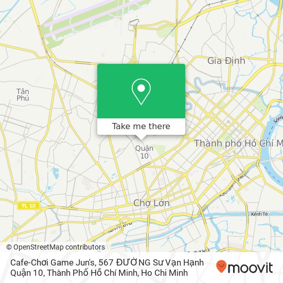 Cafe-Chơi Game Jun's, 567 ĐƯỜNG Sư Vạn Hạnh Quận 10, Thành Phố Hồ Chí Minh map
