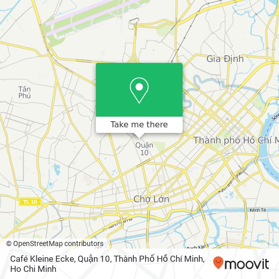 Café Kleine Ecke, Quận 10, Thành Phố Hồ Chí Minh map