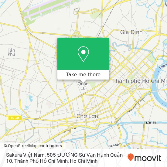 Sakura Việt Nam, 505 ĐƯỜNG Sư Vạn Hạnh Quận 10, Thành Phố Hồ Chí Minh map