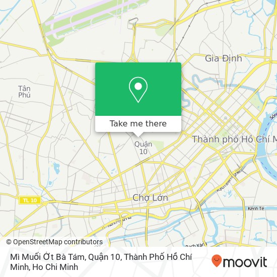 Mì Muối Ớt Bà Tám, Quận 10, Thành Phố Hồ Chí Minh map