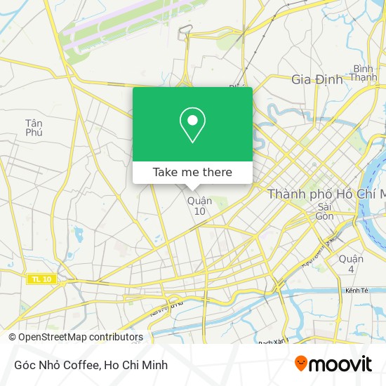 Góc Nhỏ Coffee map