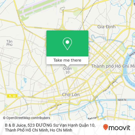 B & B Juice, 523 ĐƯỜNG Sư Vạn Hạnh Quận 10, Thành Phố Hồ Chí Minh map