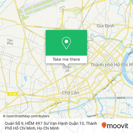 Quán Số 9, HẺM 497 Sư Vạn Hạnh Quận 10, Thành Phố Hồ Chí Minh map